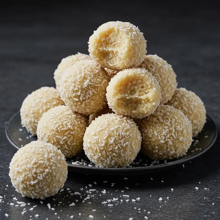 Truffes à la Noix de Coco et Chocolat Blanc