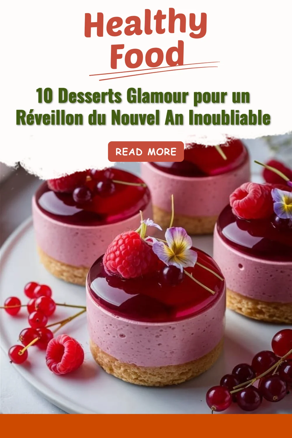 Desserts Glamour pour le Réveillon du Nouvel An