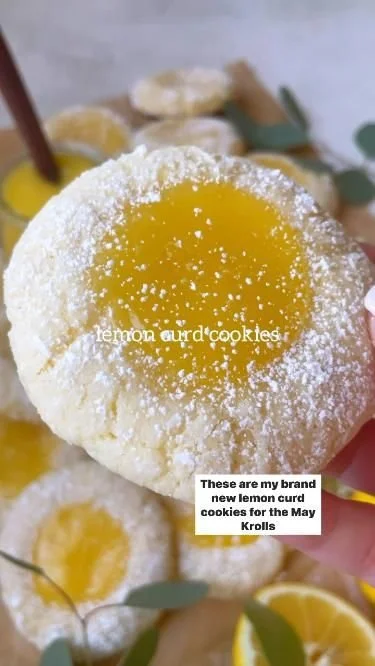 Biscuits au Curd de Citron