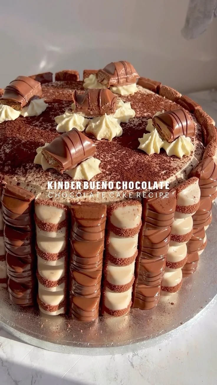 Gâteau au chocolat Kinder Bueno