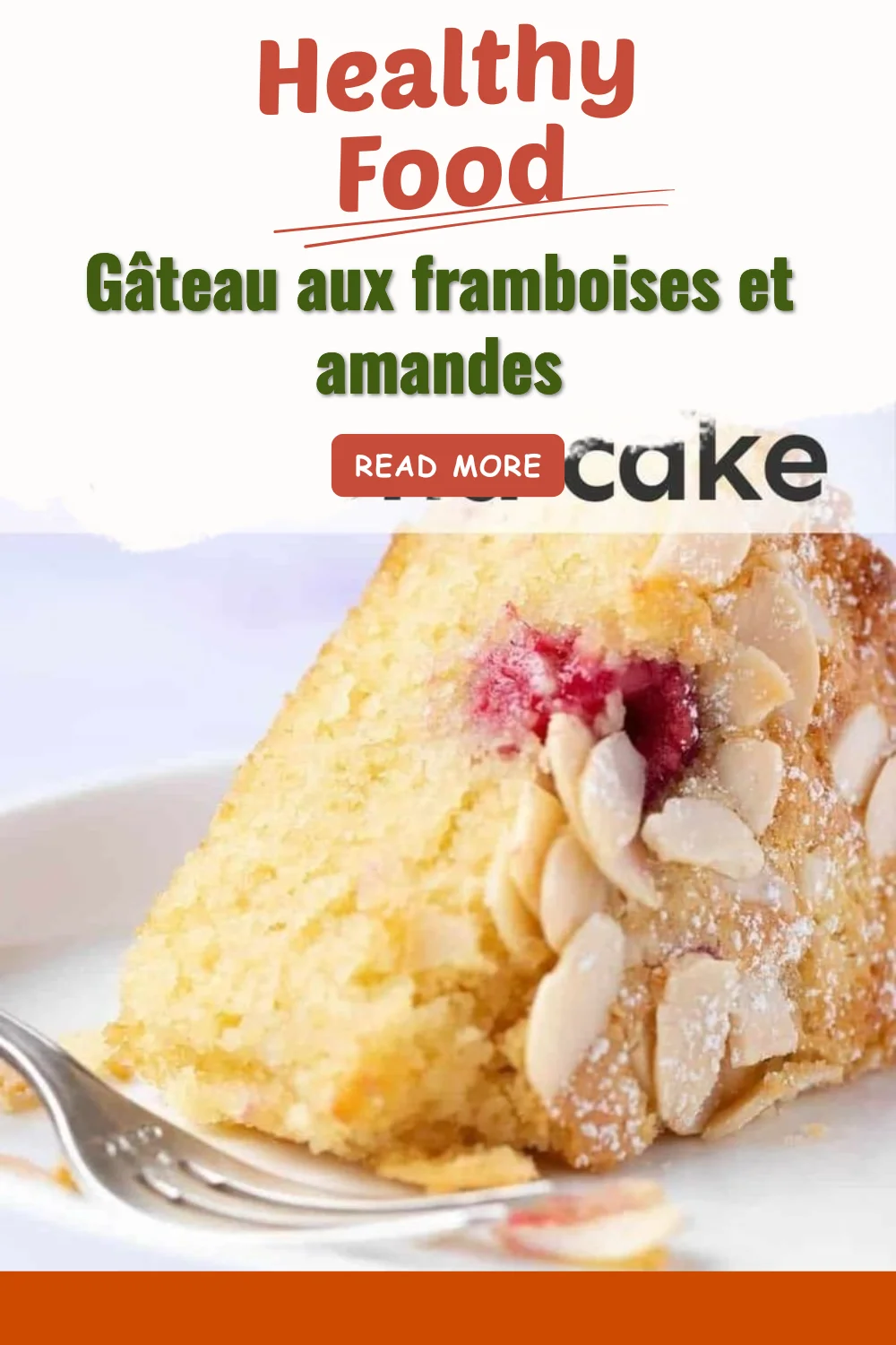 Gâteau aux framboises et amandes, un dessert gourmand et fruité.
