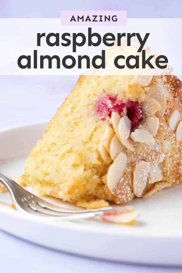 G&acirc;teau aux framboises et amandes