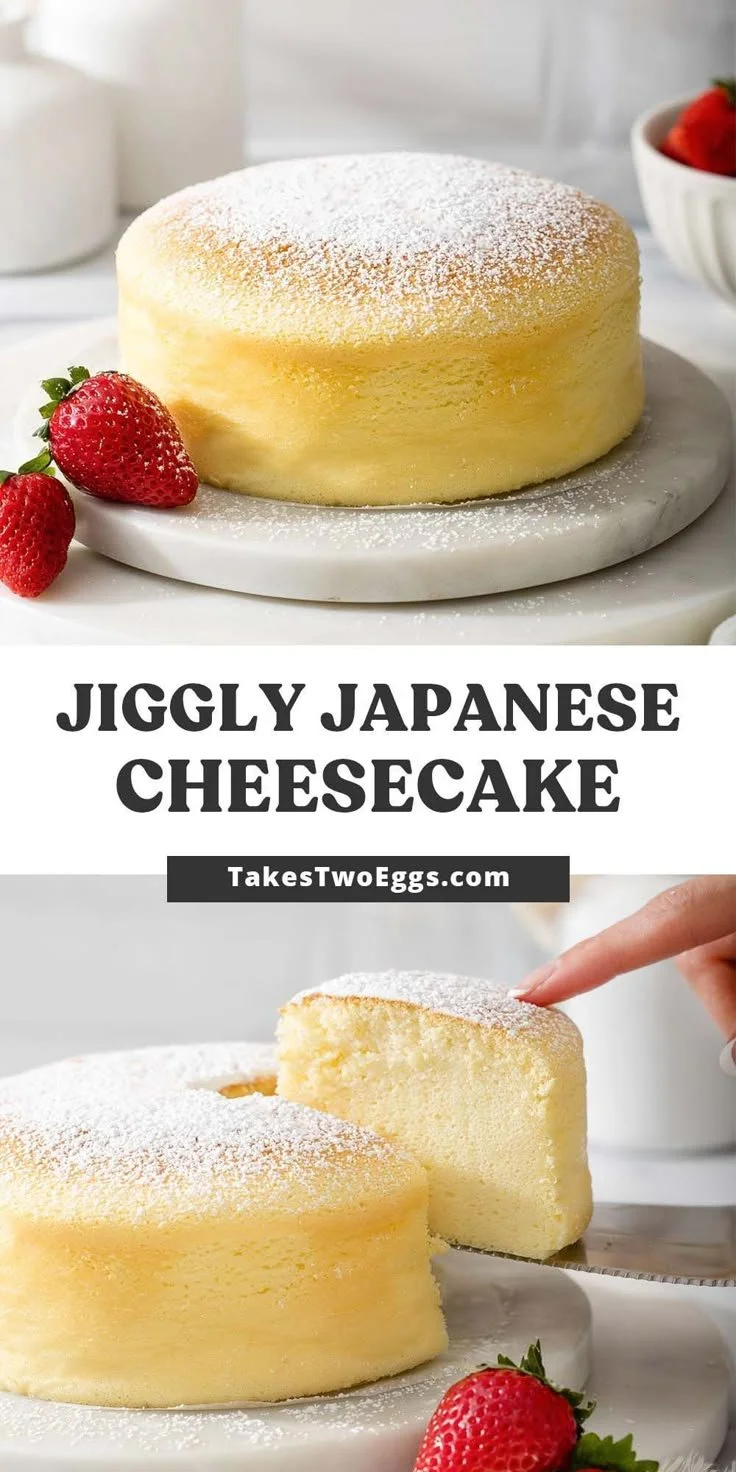 Gâteau de fromage cotonneux japonais