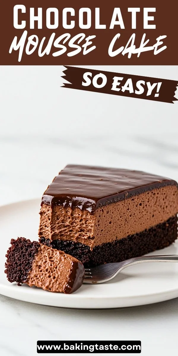 Recipe for Super Easy Chocolate Mousse Cake: Rich and Creamy