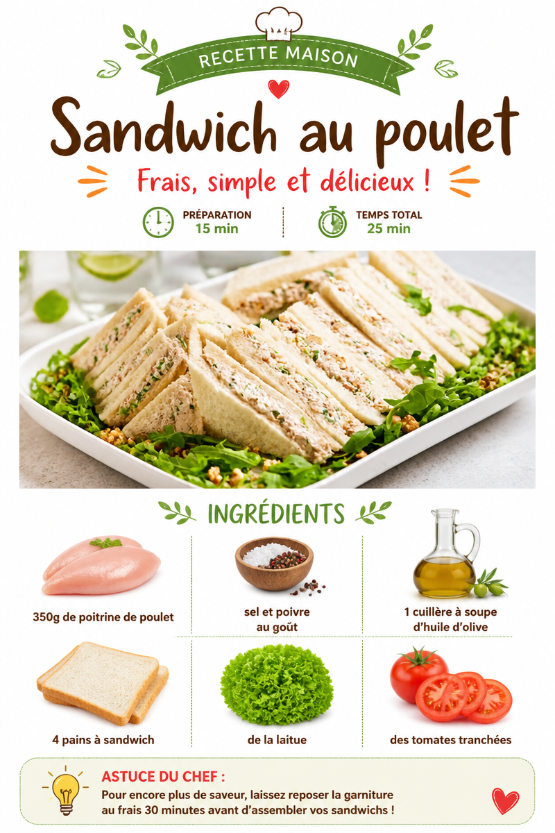 Sandwich au poulet
