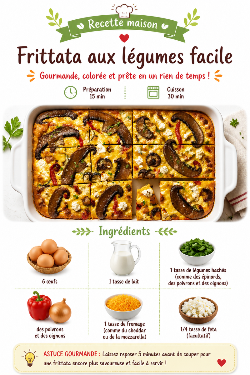 Frittata aux légumes facile
