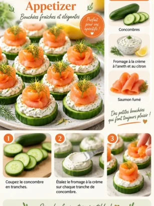Amuse-bouche de saumon fumé présenté sur un plateau élégant.