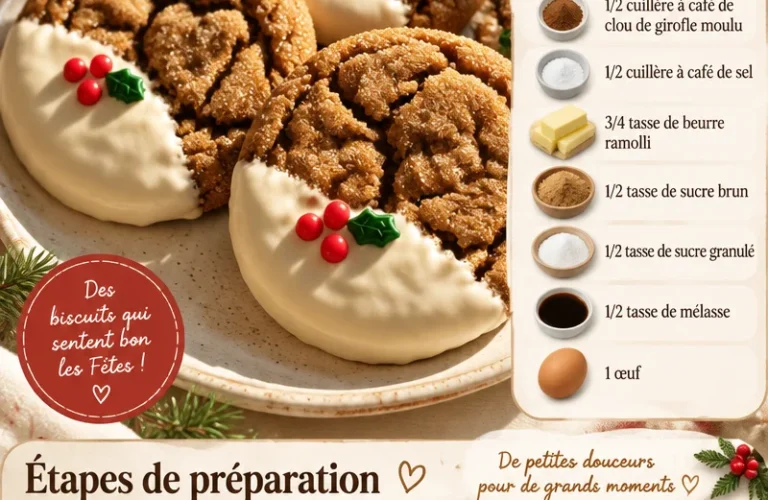 Biscuits au pain d'épice doux avec glaçage à l'érable sur une assiette