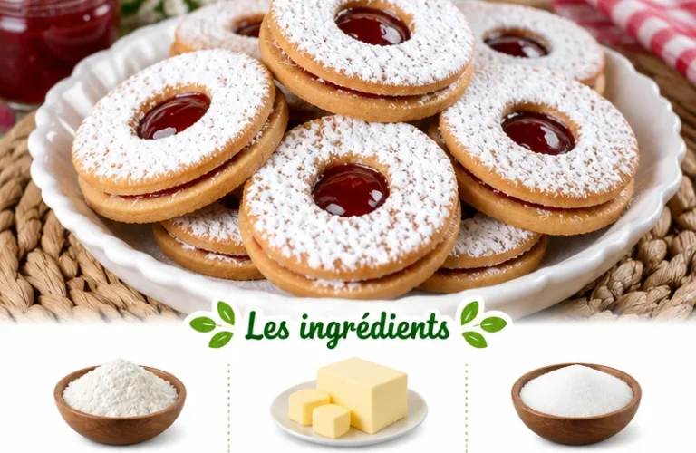 Recette de bredele aux confitures, biscuits de Noël traditionnels alsaciens.