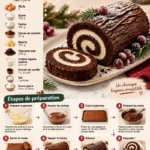 BÛCHE CHOCOLAT PRALINÉ NOISETTE ✨ 👉 Commente « recette » et je t’envoie la recette directement en MP 🫶 C’est le moment… [Vidéo] | Bûche de Noël marron glacé, Gâteau réveillon, Bûche Noël recette