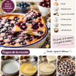 Clafoutis aux cerises traditionnelles, simple et rustique