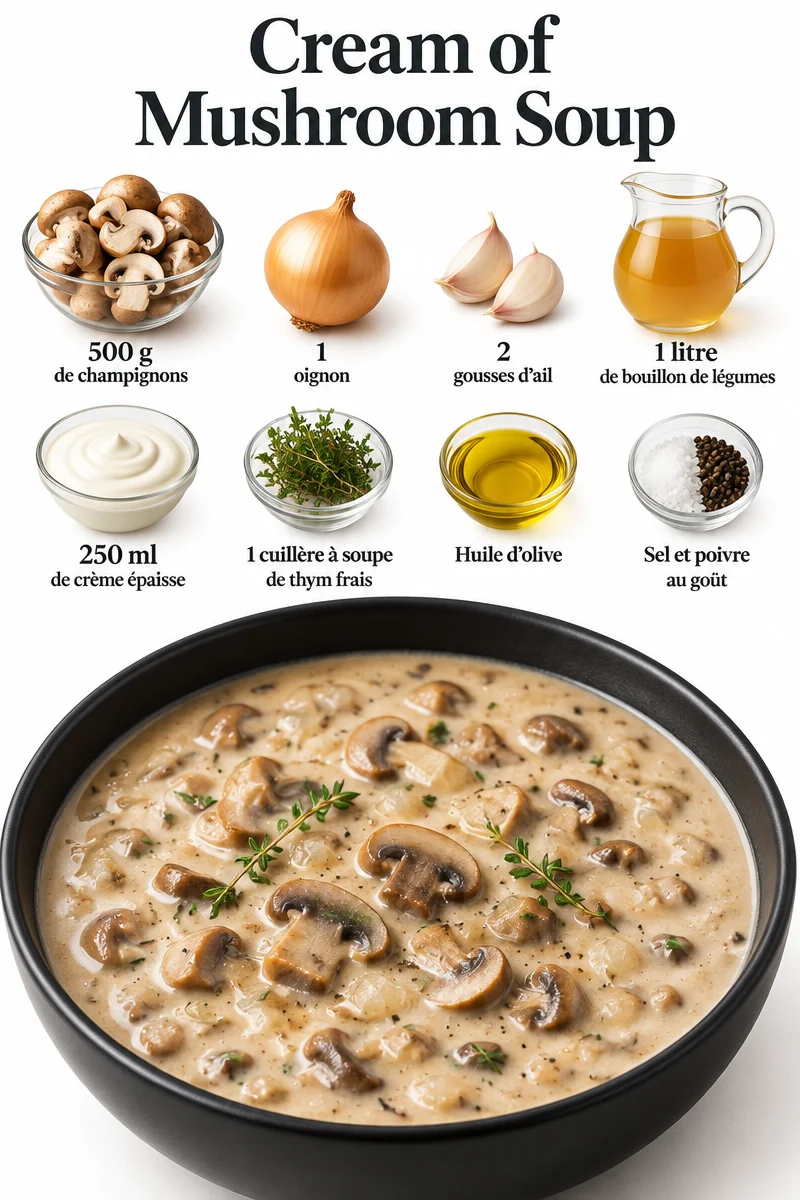 Crème de champignons