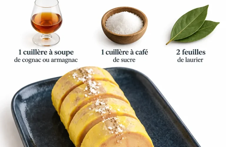 Foie gras maison servi avec un chutney et du pain grillé