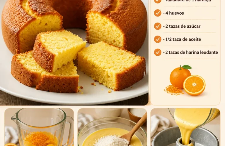 Gâteau à l'orange au mixeur moelleux et savoureux