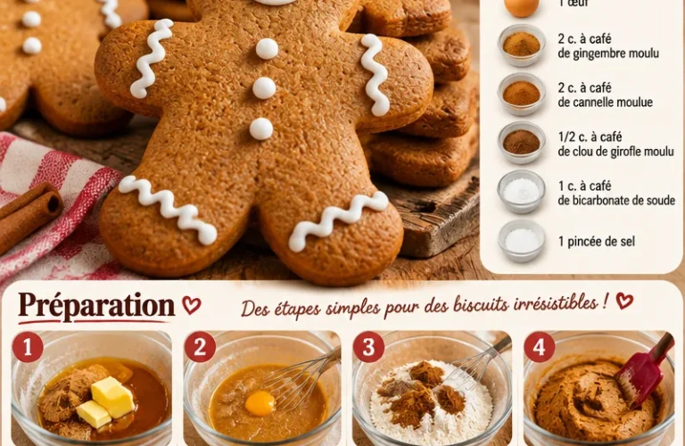 Assortiment de délicieux biscuits pain d'épice faits maison