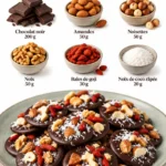 Recette mendiant – Chocolat de Noël | Recette mendiants, Mendiant chocolat, Idée repas noël