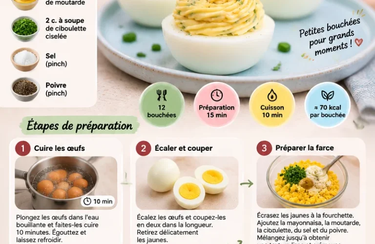 Œufs mimosas stylisés comme des cupcakes pour une présentation attrayante.