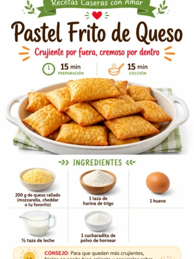 Pastel frit au fromage doré et croustillant sur un plat