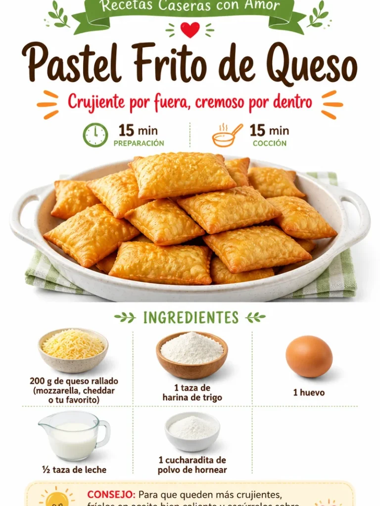 Pastel frit au fromage doré et croustillant sur un plat