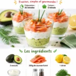 Verrine crevette et avocat
