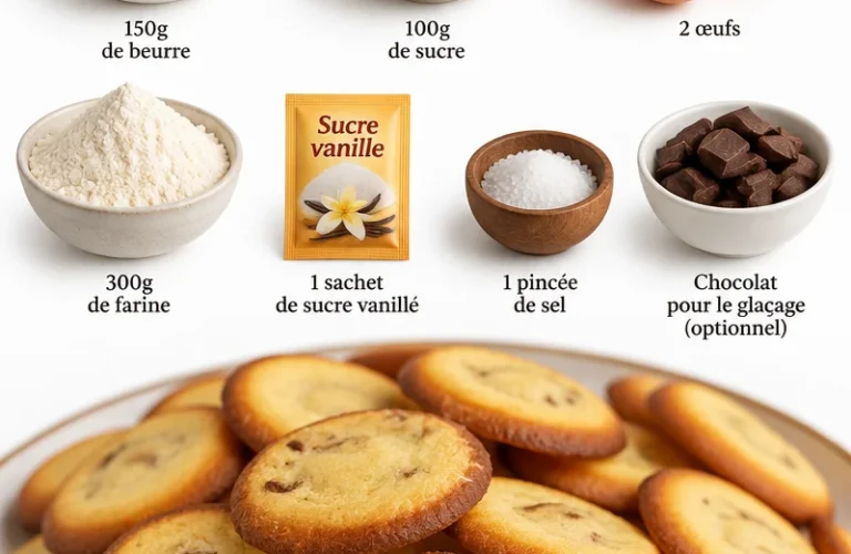 Recette des Palets de Dame, petits gâteaux de Noël alsaciens sur Bredele-Alsacien.fr
