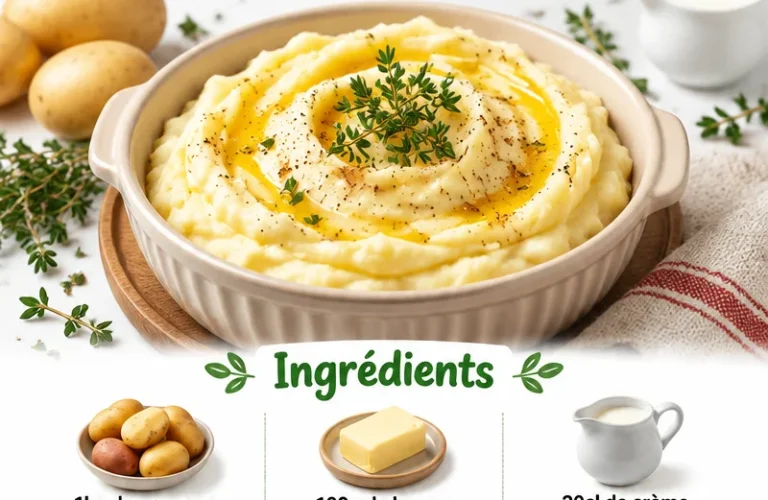 Recette de purée de pommes de terre crémeuse pour Thanksgiving