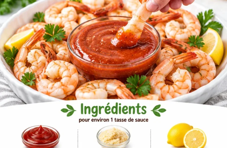 Recette de sauce cocktail maison savoureuse pour accompagner vos apéritifs