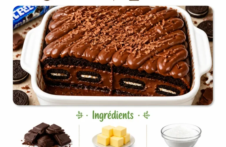 Torte au chocolat farcie garnie de délicieuses couches de chocolat riche.