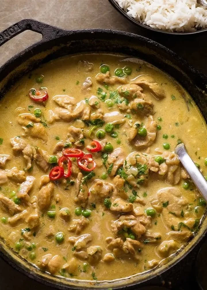 Curry au poulet à la noix de coco à 5 ingrédients