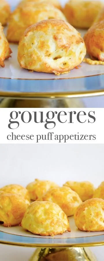 Gougères (Amuse-bouche au fromage français) - Mon Petit Four