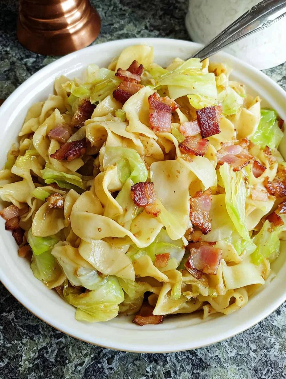 Haluski Authentique : Recette de Confort avec Bacon, Chou et Nouilles Facile