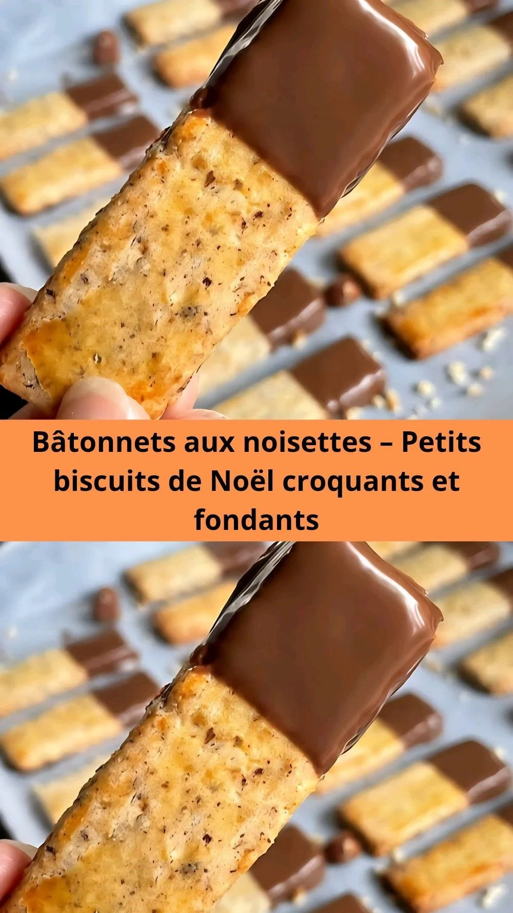 Hazelnut Sticks &ndash; Crunchy and Melting Christmas Cookies