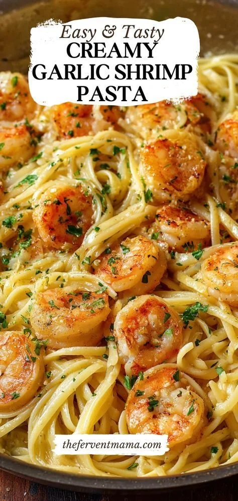 P&acirc;tes cr&eacute;meuses aux crevettes &agrave; l'ail