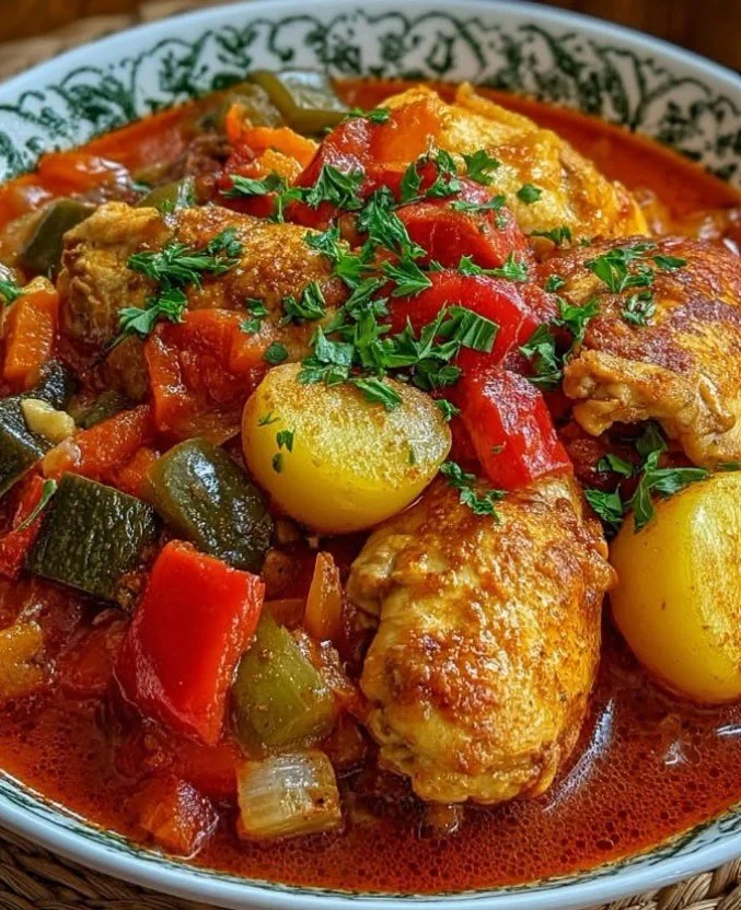 Poulet Basquaise