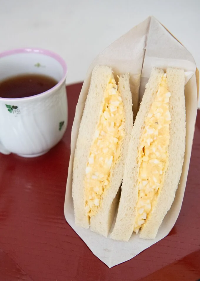 Sandwich aux &oelig;ufs japonais style 7-Eleven