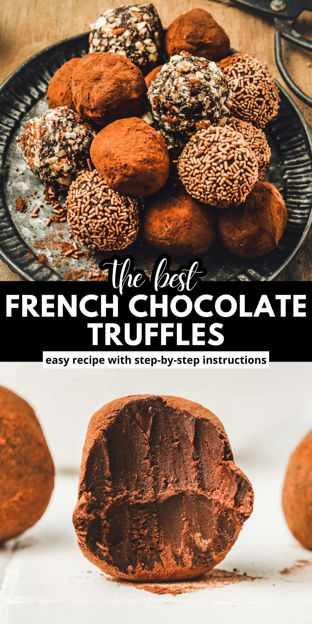 Truffes au chocolat français décadentes : recette facile sans cuisson pour les amateurs de chocolat